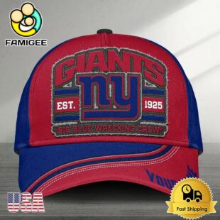 NFL New York Giants Logo Team New Design Custom Embroidered Cap