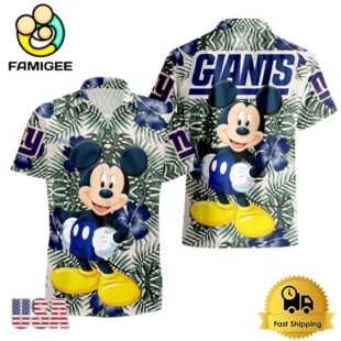 NFL New York Giants Mickey Disney Limited Edition Hawaiian Shirt