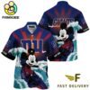 NFL New York Giants Mickey Mouse Surfing Custom Name Hawaiian Shirt