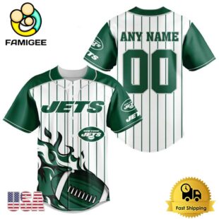 NFL New York Jets Game Day Ready Custom Baseball Jersey