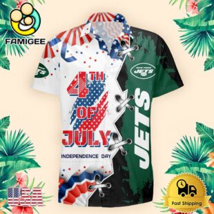 NFL New York Jets Happy Independence Day Hawaiian Shirt