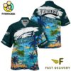 NFL Philadelphia Eagles Hawaii Beach Custom Name Hawaiian Shirt