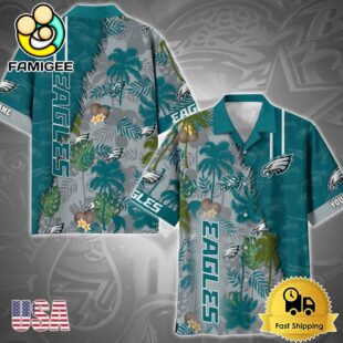 NFL Philadelphia Eagles Tropical Style Custom Hawaiian Shirt