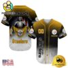 NFL Pittsburgh Steelers And Metallica Tour 2025 Custom Baseball Jersey