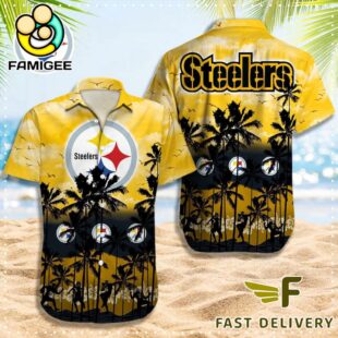 NFL Pittsburgh Steelers Logo Team Vintage Hawaiian Shirt