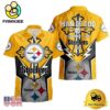 NFL Pittsburgh Steelers Man Of God Gift For Father's Day Hawaiian Shirt