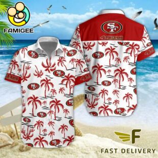 NFL San Francisco 49ers Coconut Logo Beach Hawaiian Shirt