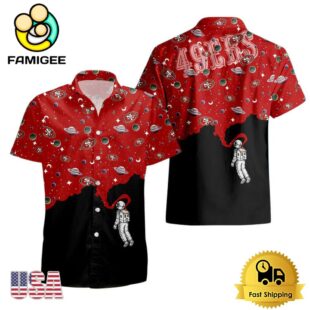 NFL San Francisco 49ers Universal Astronaut Pattern Hawaiian Shirt