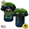 NFL Seattle Seahawks And Metallica Tour 2025 Custom Baseball Jersey