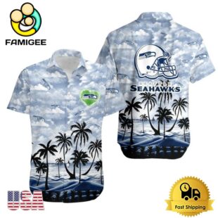 NFL Seattle Seahawks Coconut Palms Limited Edition Hawaiian Shirt