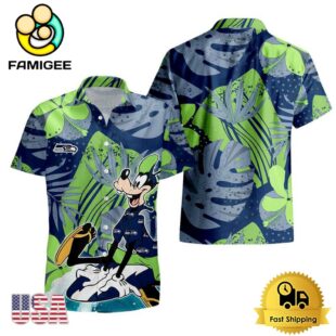 NFL Seattle Seahawks Goofy Disney Limited Edition Hawaiian Shirt