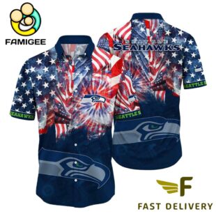 NFL Seattle Seahawks Independence Day Hawaiian Shirt