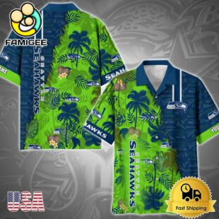 NFL Seattle Seahawks Tropical Style Custom Hawaiian Shirt
