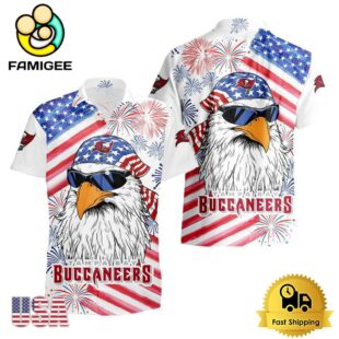 NFL Tampa Bay Buccaneers American Eagle Emblem Hawaiian Shirt
