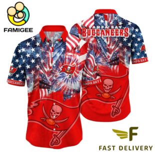 NFL Tampa Bay Buccaneers Independence Day Hawaiian Shirt