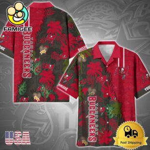 NFL Tampa Bay Buccaneers Tropical Style Custom Hawaiian Shirt