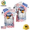 NFL Tennessee Titans American Eagle Emblem Hawaiian Shirt