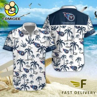 NFL Tennessee Titans Coconut Logo Beach Hawaiian Shirt
