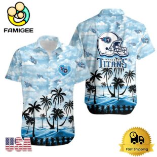 NFL Tennessee Titans Coconut Palms Limited Edition Hawaiian Shirt