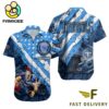 NFL Tennessee Titans Football American Flag Mascot Custom Name Hawaiian Shirt
