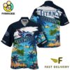 NFL Tennessee Titans Hawaii Beach Custom Name Hawaiian Shirt