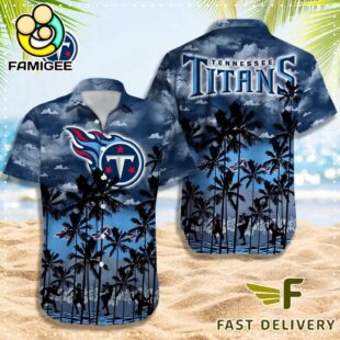 NFL Tennessee Titans Logo Team Vintage Hawaiian Shirt