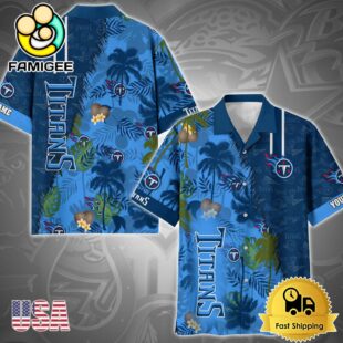 NFL Tennessee Titans Tropical Style Custom Hawaiian Shirt