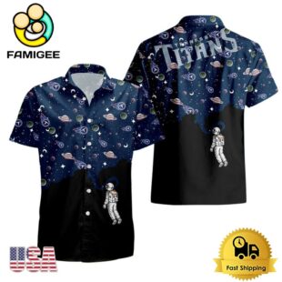 NFL Tennessee Titans Universal Astronaut Pattern Hawaiian Shirt