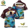 NFL Washington Redskins Hawaii Beach Custom Name Hawaiian Shirt