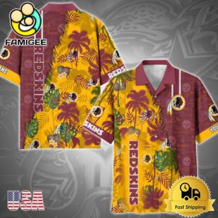 NFL Washington Redskins Tropical Style Custom Hawaiian Shirt