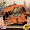 NHL Anaheim Ducks Explosive Grunge Logo 3D Print Cap