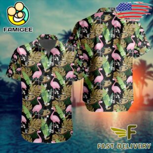 NHL Anaheim Ducks Flamingo Hawaiian Shirt