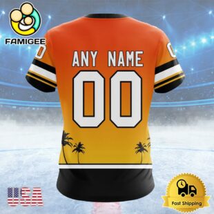 NHL Anaheim Ducks New Gradient Series Concept Custom Name T Shirt, NHL Shirt