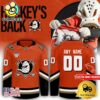 NHL Anaheim Ducks Orange Home Breakaway Hockey Jersey