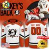 NHL Anaheim Ducks Orange Home Breakaway Jersey Custom Hockey Jersey