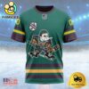NHL Anaheim Ducks Personalized Heritage Design Custom Name T Shirt, NHL Shirt