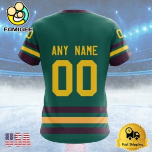 NHL Anaheim Ducks Personalized Heritage Design Custom Name T Shirt, NHL Shirt