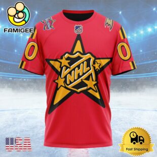 NHL Anaheim Ducks Personalized NHL All-Star Game Custom Name T Shirt, NHL Shirt