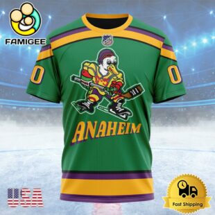 NHL Anaheim Ducks Special City Edition Design Custom Name T Shirt, NHL Shirt