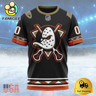 NHL Anaheim Ducks Special Indigenous Design Custom Name T Shirt, NHL Shirt