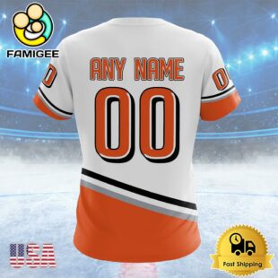 NHL Anaheim Ducks Special Reverse Retro Design Concept Custom Name T Shirt, NHL Shirt