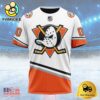 NHL Anaheim Ducks Special Reverse Retro Design Concept Custom Name T Shirt, NHL Shirt