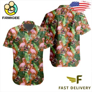 NHL Arizona Coyotes Flamingo Hawaiian Shirt