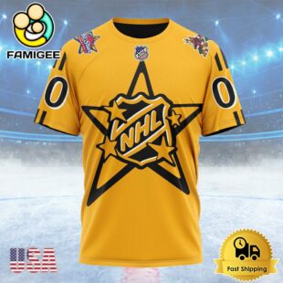 NHL Arizona Coyotes Personalized NHL All-Star Game Custom Name T Shirt, NHL Shirt