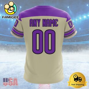 NHL Arizona Coyotes Special Reverse Retro Design Concept Custom Name T Shirt, NHL Shirt