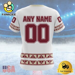 NHL Arizona Coyotes Special Whiteout Design Custom Name T Shirt, NHL Shirt