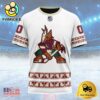 NHL Arizona Coyotes Special Whiteout Design Custom Name T Shirt, NHL Shirt