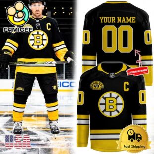 NHL Boston Bruins Centennial Game Special 100Th Anniversary Hockey Jersey
