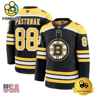 NHL Boston Bruins David Pastrnak Black Limited Hockey Jersey, Boston Bruins Jersey