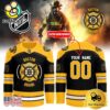 NHL Boston Bruins Hockey Firefighter Appreciation Night Hockey Jersey